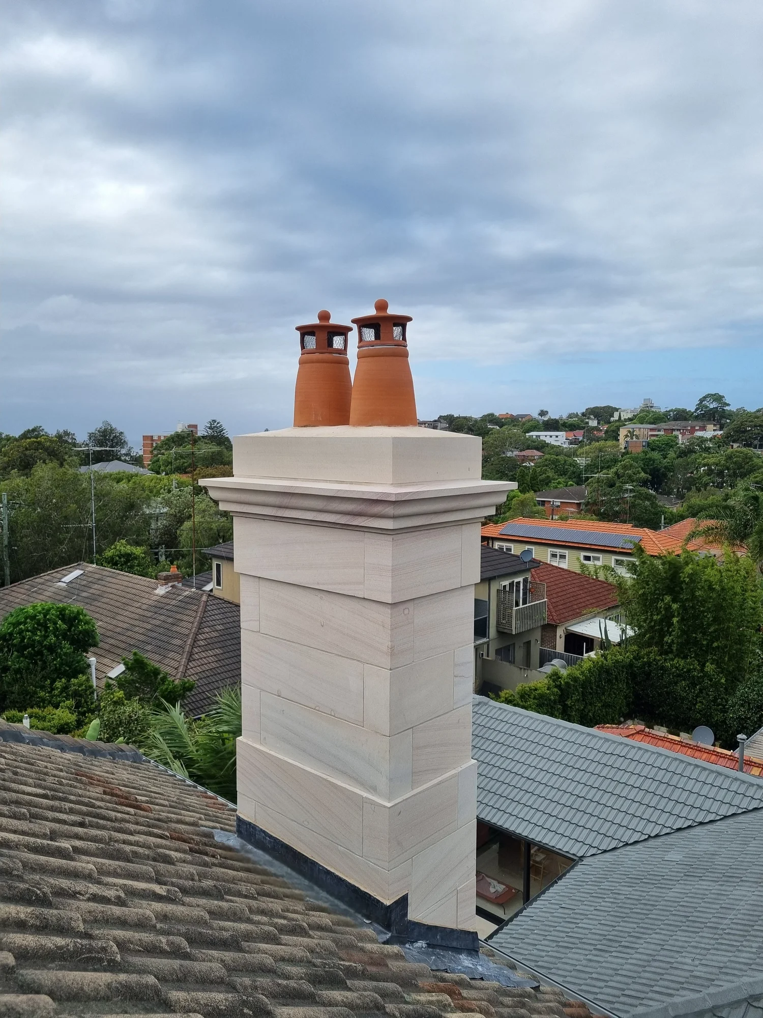 Palmerston House – Bronte. 5 Chimneys Rebuild
