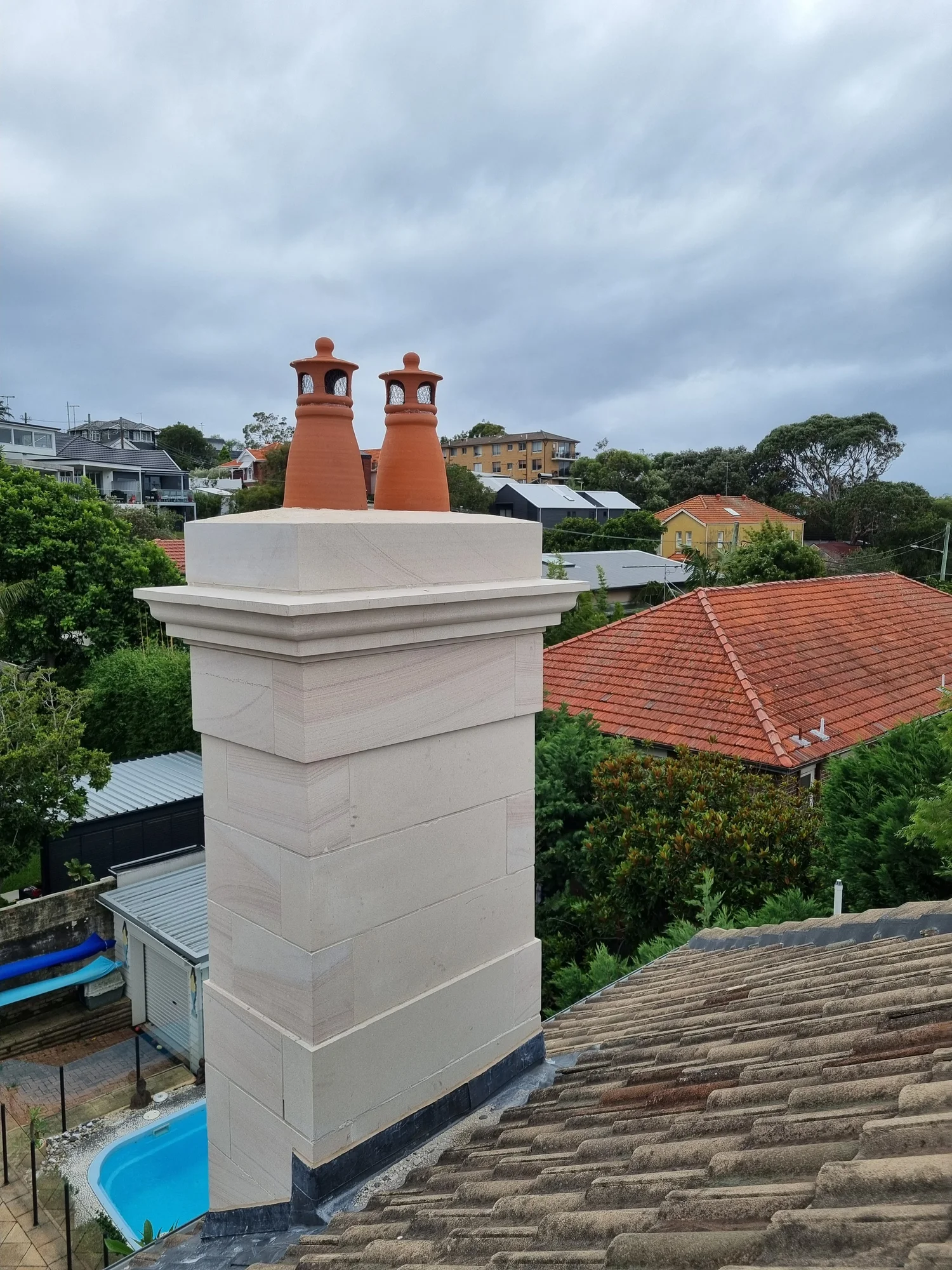 Palmerston House – Bronte. 5 Chimneys Rebuild